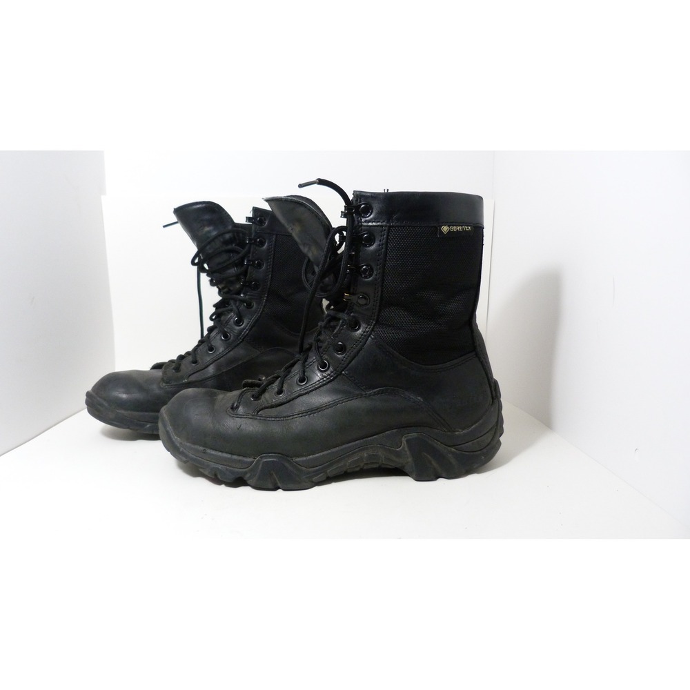 Bates Mens Delta8 Gore-Tex Waterproof Side Zip Duty Boots Black E22201 Size 7 4E